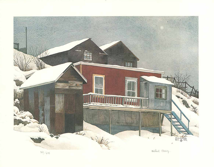 December 1976 by Michael H. Cleary - 13 X 17 Inches (Lithograph Numbered & Signed) 361/475
