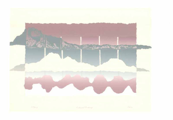 Embossed Landscape by Ricardo Calero - 22 X 30 Inches (Lithograph Numbered & Signed) 258/500
