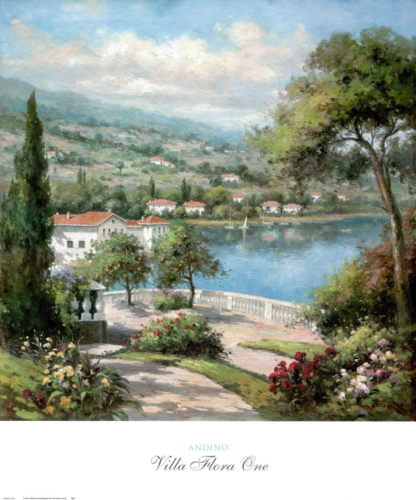 Villa Flora One by Andino - 27 X 32 Inches (Art Print)