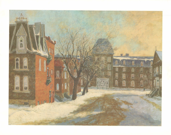 Avenue Laval, Montreal by Horace Champagne - 25 X 31 Inches (Offset Lithographie)