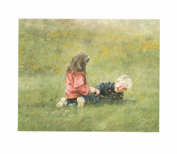 Dandelion Tickle by Paul Rupert - 19 X 22 Inches (Offset Lithograph Numbered & Signed) 524/750