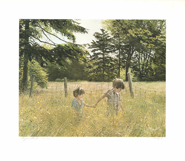 August Meadow by Paul Rupert - 19 X 22 Inches (Offset Lithograph Numbered & Signed) 469/750