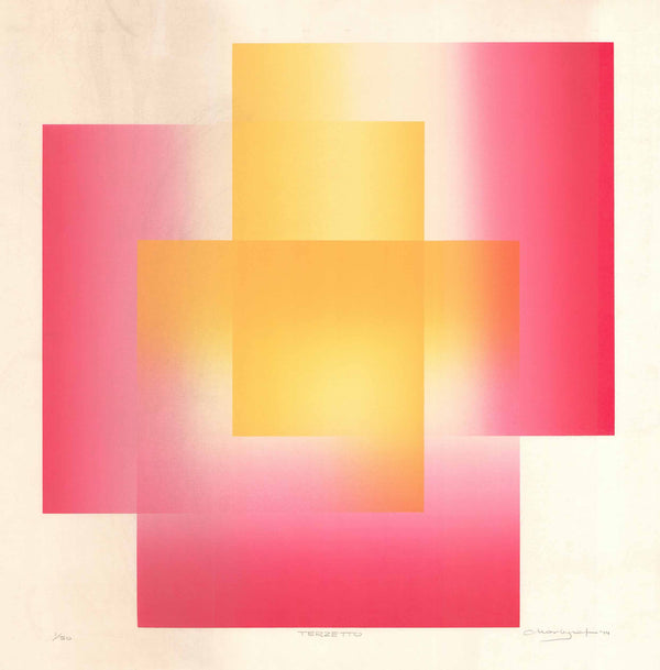 Terzetto, 1974 by Peter Markgraf - 36 X 36 Inches (Original Serigraph Titled, Numbered & Signed) 06/50