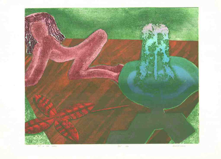 90 Degree In the Shade, 1981 by Robert Achtemichuk - 22 X 30 Inches (Lithograph Numbered & Signed) 01/25