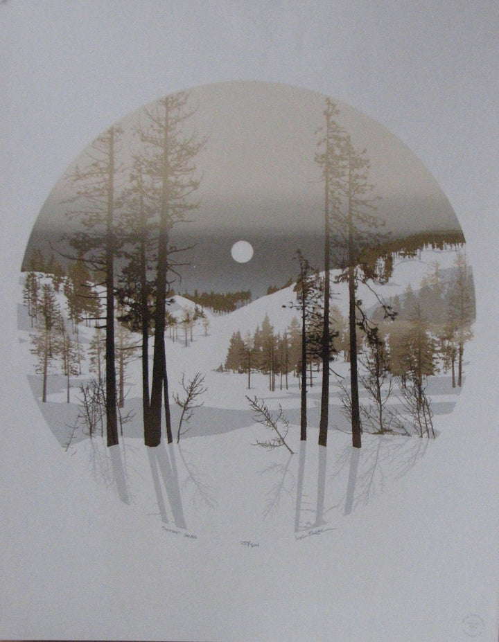 Summit Snow, 1986 by Virgil Thrasher - 22 X 29 Inches (Litho Titled, Numbered & Signed) 254/300
