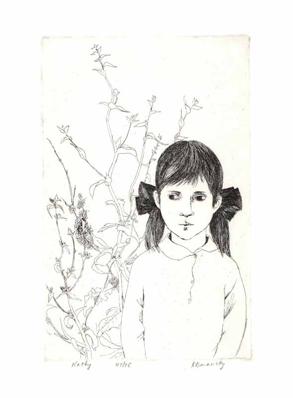 Kathy by Rita Briansky - 11 X 15 Inches (Lithograph Numbered & Signed) 47/75