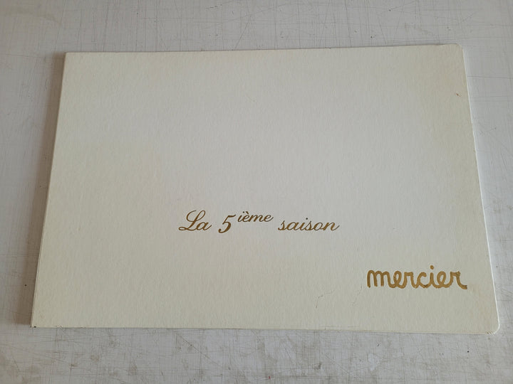 Album La 5ieme Saison by Monique Mercier - 17 X 25 Inches (5 Lithographs Titled & Signed)