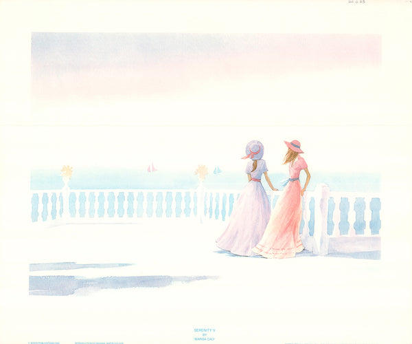 Serenity V by Marisa Caly - 16 X 19 Inches (Offset Lithograph Fine Art Print)