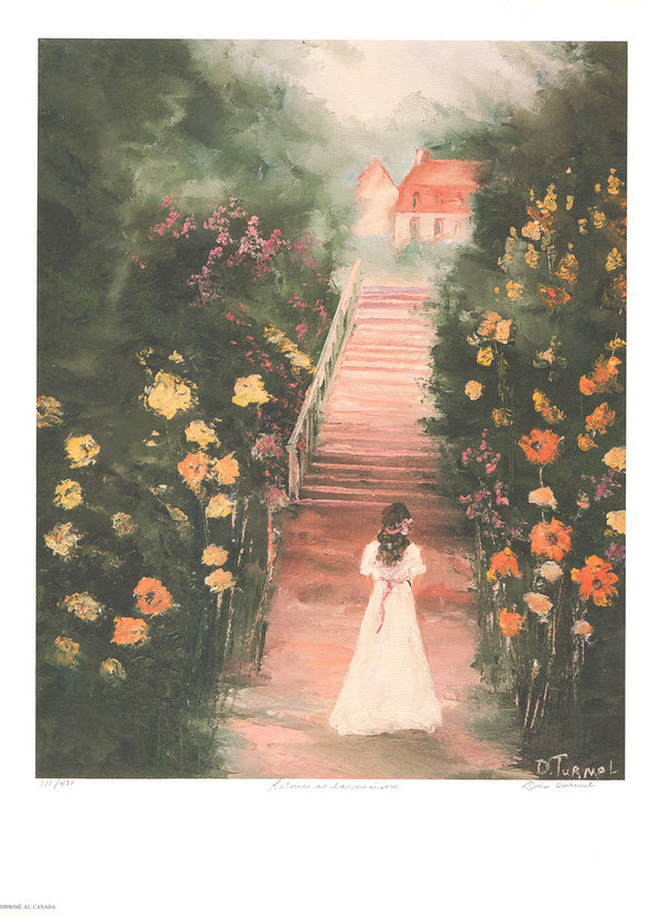 Retour a la Maison by Doris Turmel - 15 X 20 Inches (Lithography Numbered & Signed) 111/480