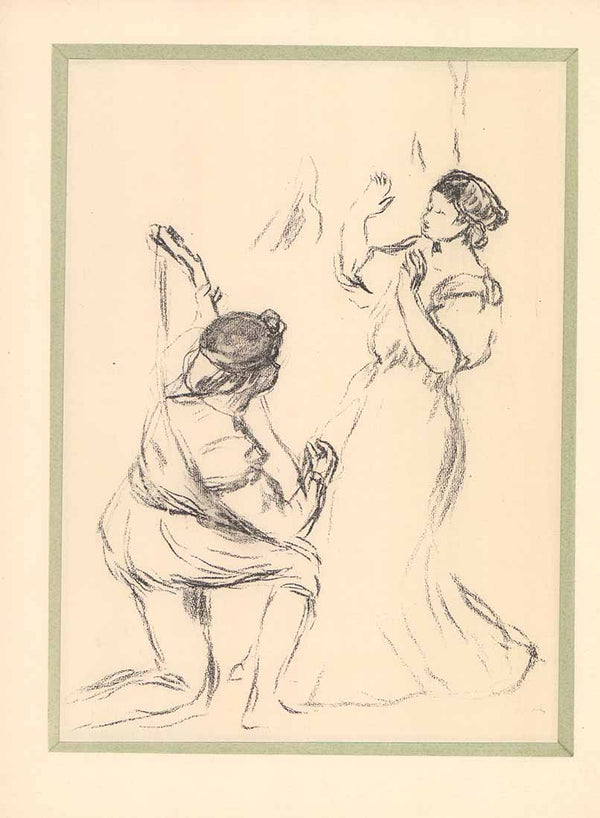 Serenade by Pierre-Auguste Renoir - 12 X 16 Inches (Offset Lithograph Fine Art Print - Jocomet)