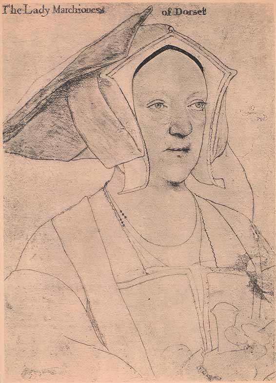 The Lady Marchioness of Dorset by Hans Holbein - 8 X 11 Inches (Silkscreen / Serigraph)
