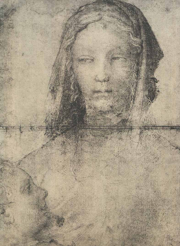 La Vergine col Figlio by Leonardo da Vinci - 12 X 16 Inches (Offset Lithograph Fine Art Print)
