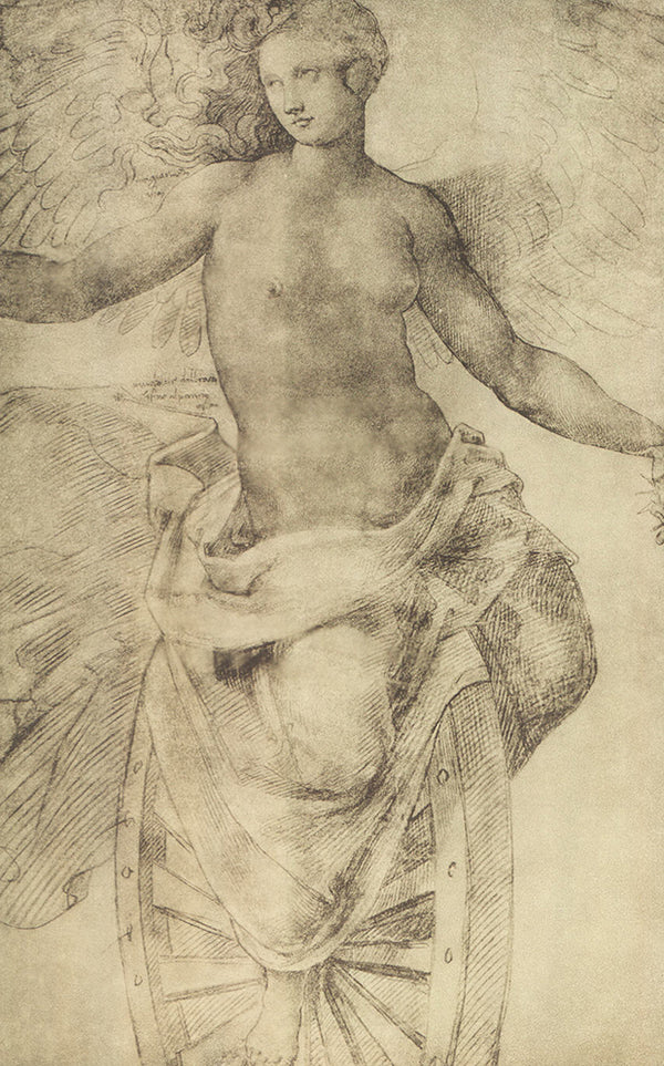 La Fortuna by Michelangelo Buonarroti - 9 X 14 Inches (Art Print)