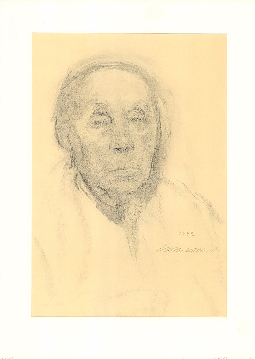 Self-Portrait (Selbstbildnis), 1948 by Kathe Kollwitz - 13 X 17 Inches ...