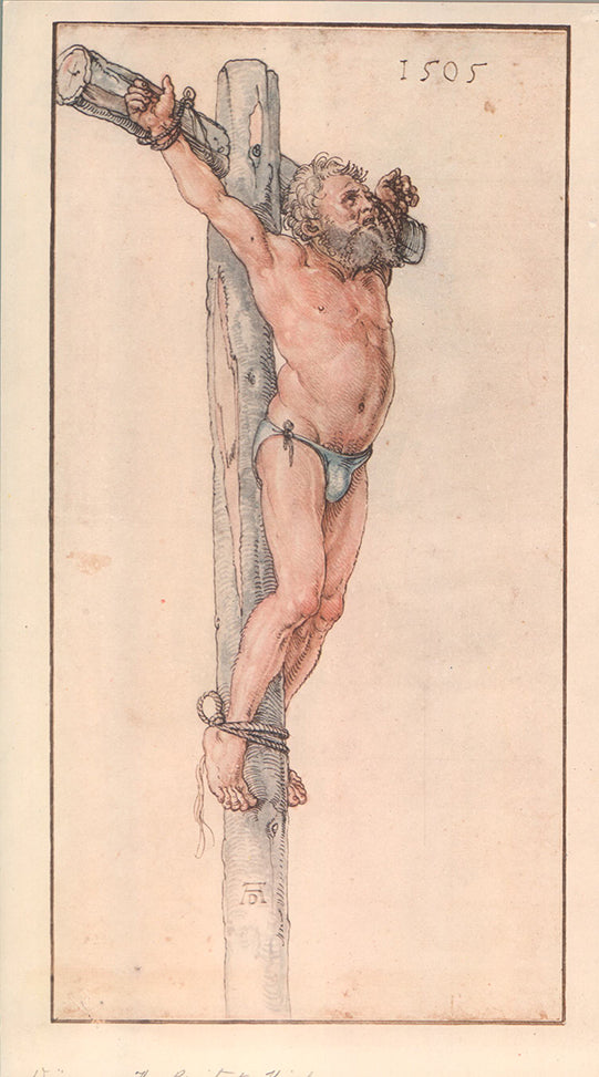 The Penitent, 1505 by Albrecht Durer - 8 X 14 Inches (Art Print)