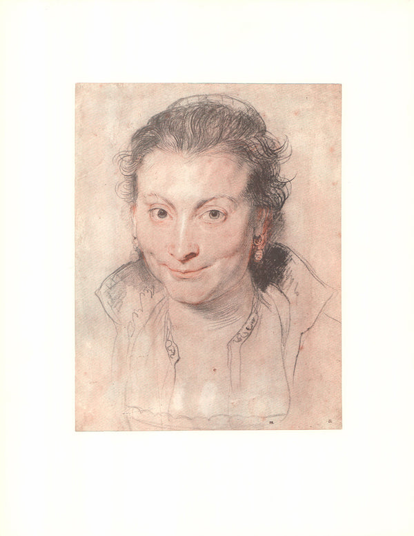Isabella Brant, 1621 by Peter Paul Rubens - 14 X 18 Inches (Offset Lithograph Fine Art Print)