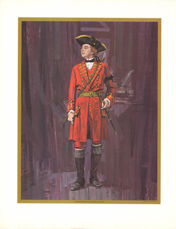 Major-General James Wolfe by Tom McNeely - 16 X 20 Inches (Art Print)