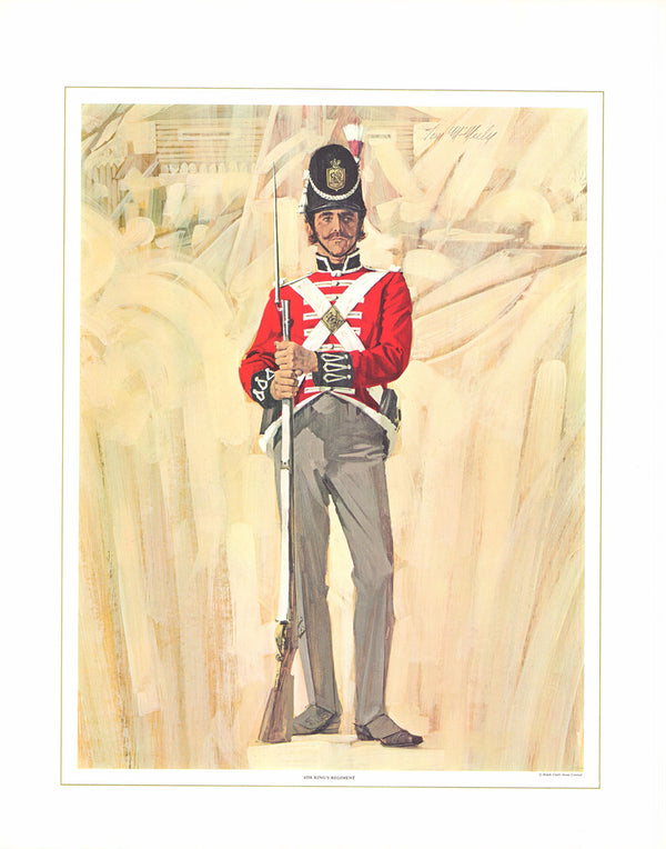 8th Kings Regiment by Tom McNeely - 16 X 20 Inches (Art Print)