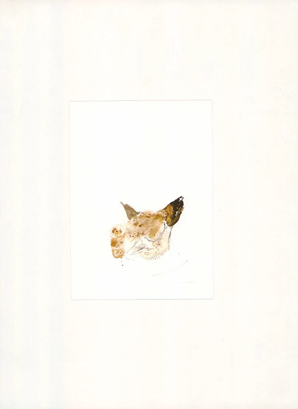 Winter Carnival, Venitian Mask by Andrew Wyeth - 10 X 13 Inches (Watercolour / Aquarelle)