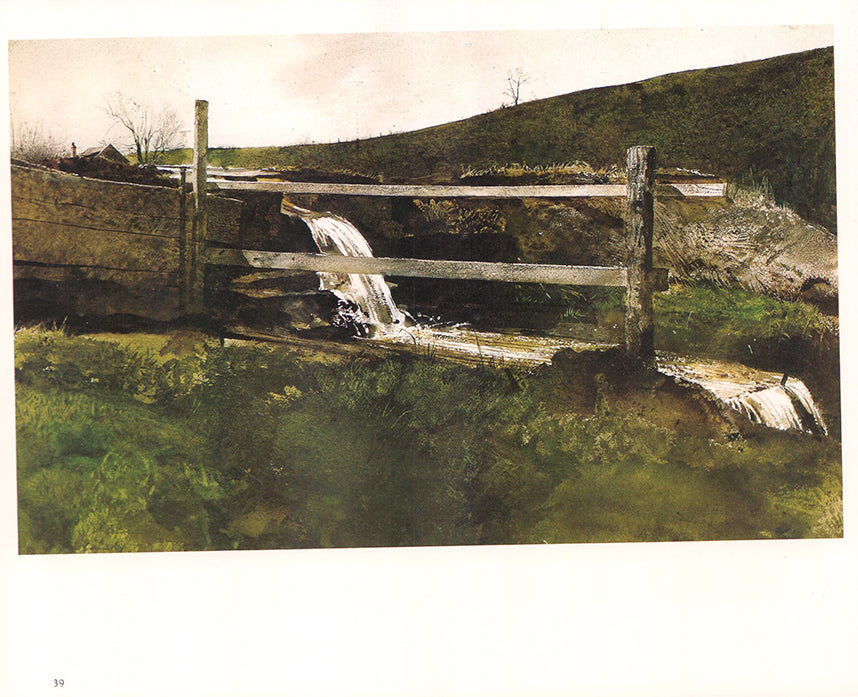 Landscape by Andrew Wyeth - 10 X 12 Inches (Art Print) – Artistica
