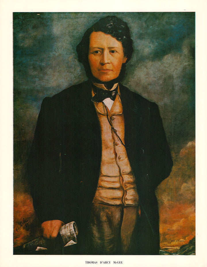 Thomas D Arcy McGee - 14 X 18 Inches (Offset Lithograph Fine Art Print)