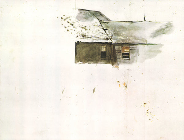 Landscape by Andrew Wyeth - 13 X 17 Inches (Art Print)