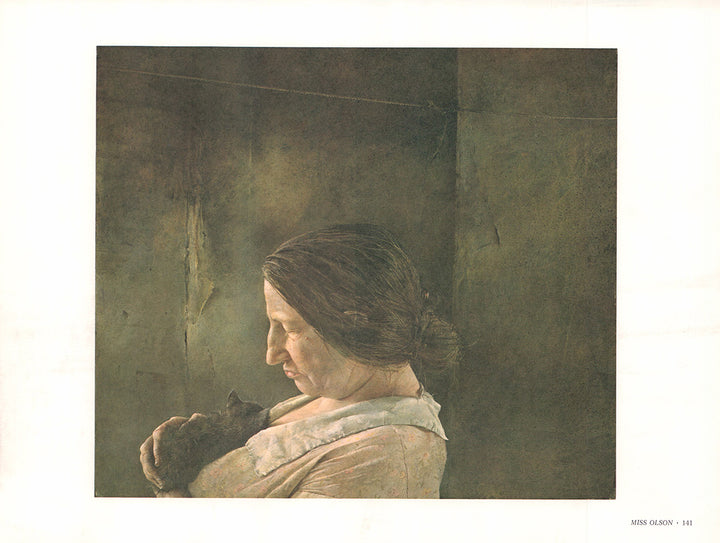 Miss Olson by Andrew Wyeth - 13 X 17 Inches (Art Print)Barn Swallows