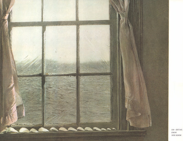 Detail from her Room, Seen Towards the Outside by Andrew Wyeth - 13 X 17 Inches (Art Print)