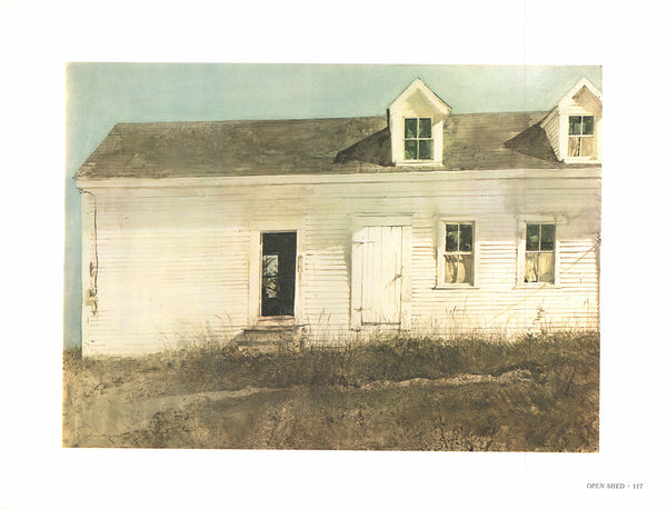 Open Shed by Andrew Wyeth - 13 X 17 Inches (Art Print)