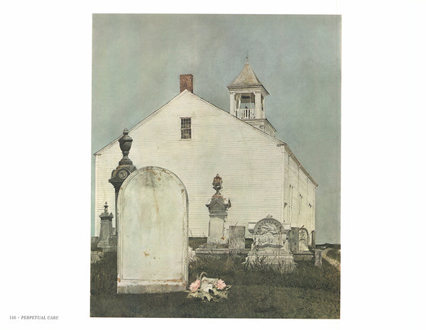Perpetual Care by Andrew Wyeth - 13 X 17 Inches (Art Print)
