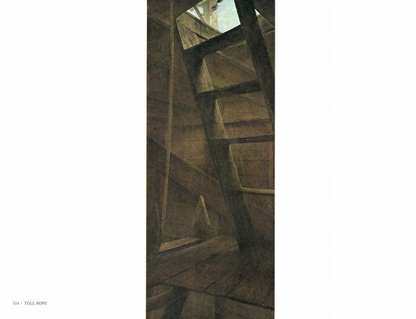 Toll Rope by Andrew Wyeth - 13 X 17 Inches (Art Print)