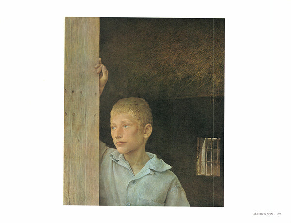 Alberts Son by Andrew Wyeth - 13 X 17 Inches (Art Print)