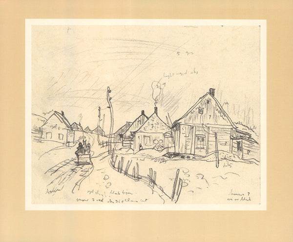 Village, Qc, 1929 by Alexander Young Jackson - 10 X 12 Inches (Offset Fine Art Print)