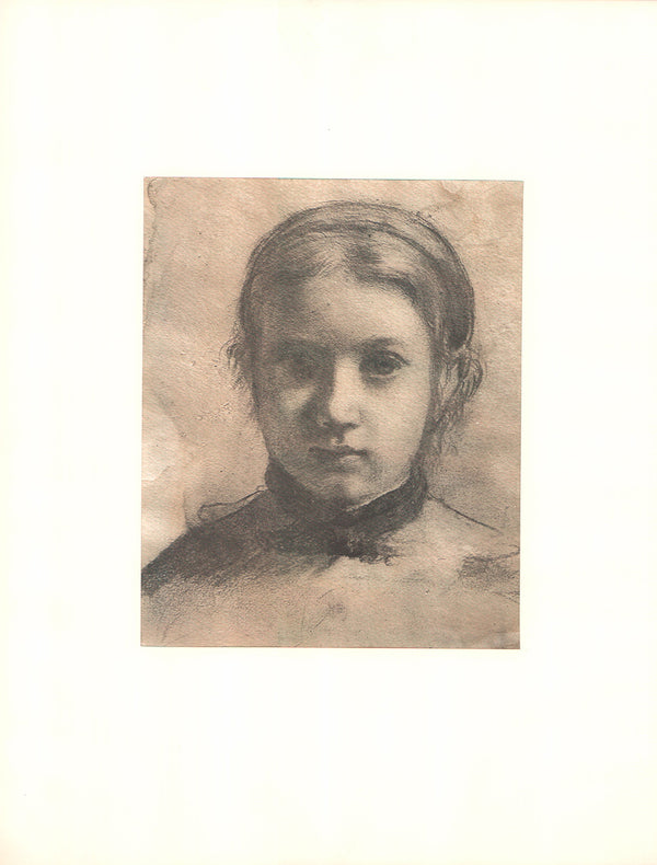 Giovanna Bellelli by Edgar Degas - 14 X 18 Inches (Offset Lithograph in Matte)