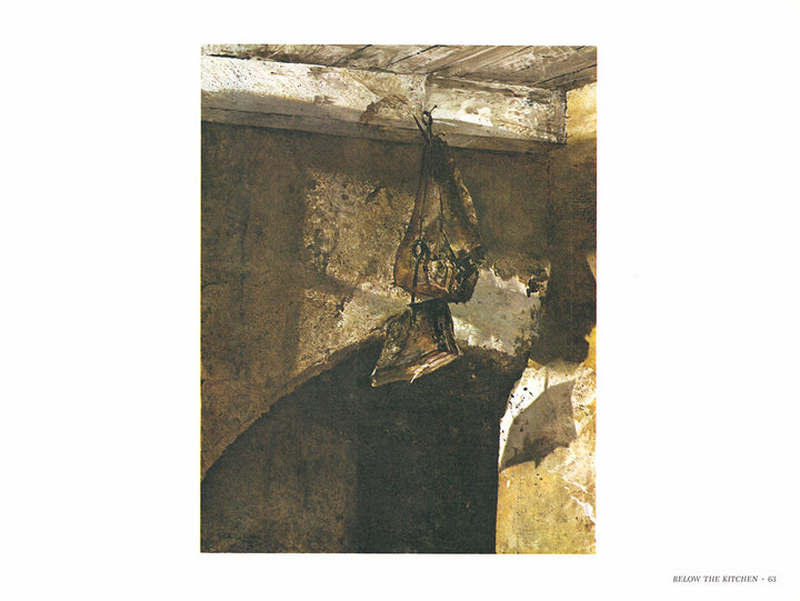 Below the Kitchen by Andrew Wyeth - 13 X 17 Inches (Art Print)
