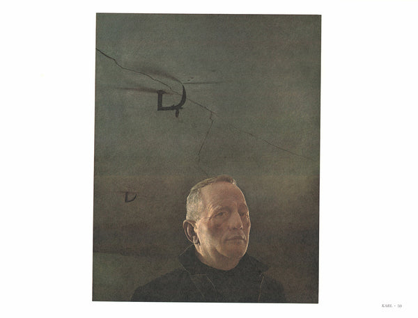 Karl by Andrew Wyeth - 13 X 17 Inches (Art Print)