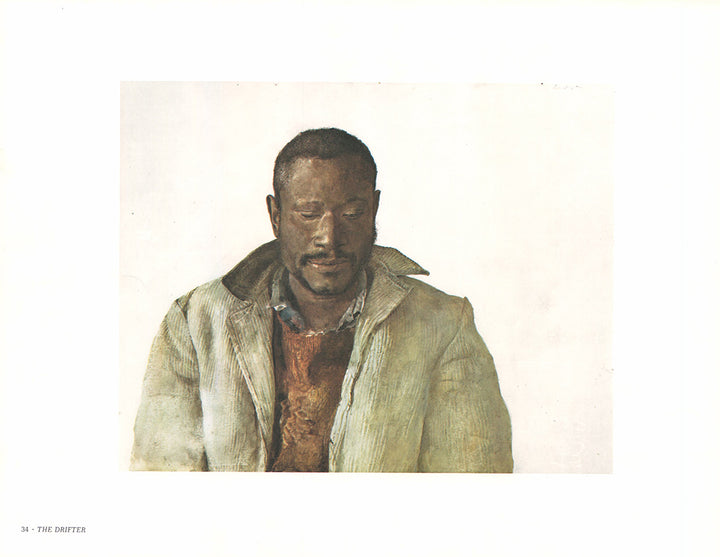 The Drifter by Andrew Wyeth - 13 X 17 Inches (Art Print)