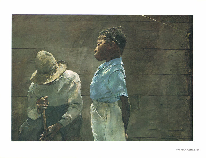 GrandDaughter by Andrew Wyeth - 13 X 17 Inches (Art Print)