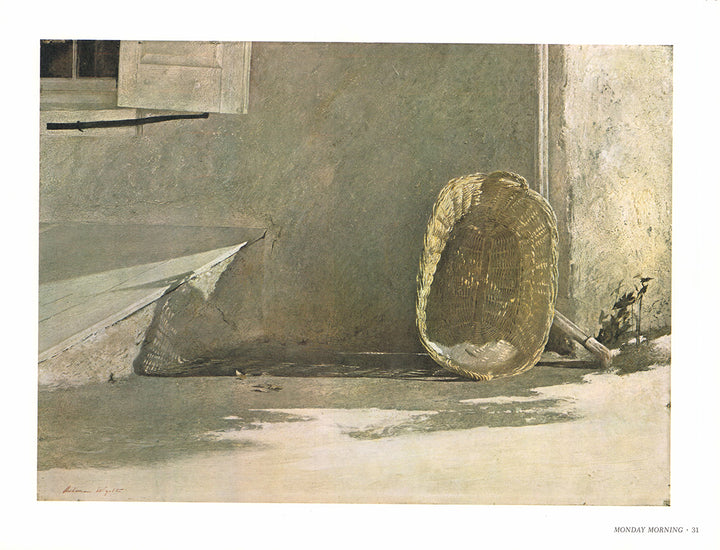 Monday Morning by Andrew Wyeth - 13 X 17 Inches (Art Print)