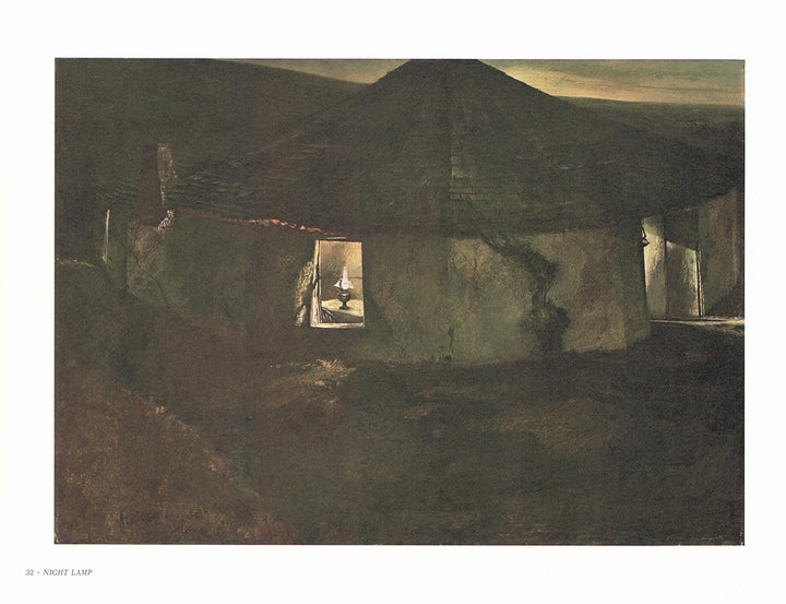 Light Lamp by Andrew Wyeth - 13 X 17 Inches (Art Print)
