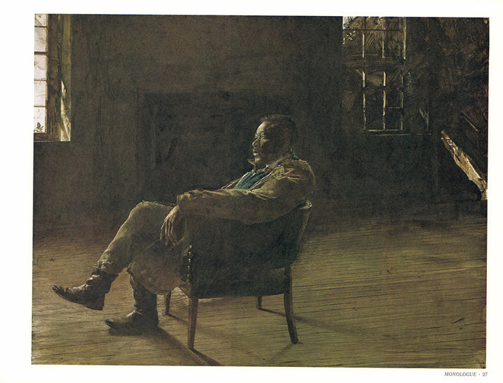 Monologue by Andrew Wyeth - 13 X 17 Inches (Art Print)