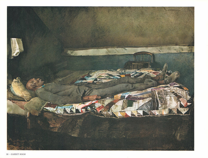 Garret Room by Andrew Wyeth - 13 X 17 Inches (Art Print)