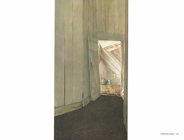 Cooling Shed by Andrew Wyeth - 13 X 17 Inches (Art Print)