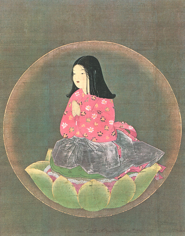 Monk Kūkai Child - 11 X 14 Inches (Offset Lithograph Fine Art Print)