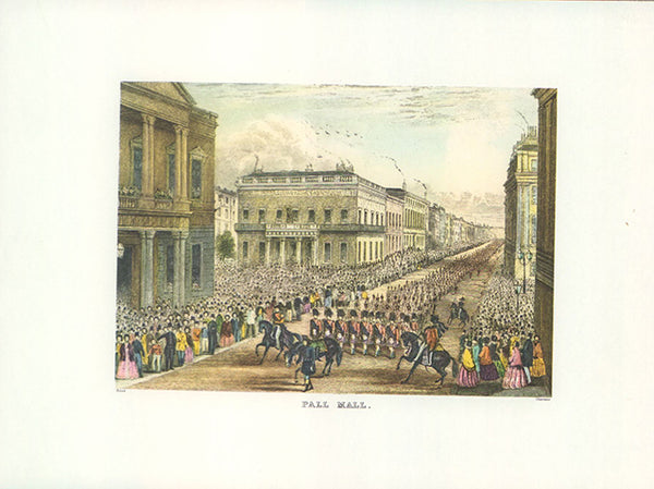 Pall Mall, by D. C. Read - 7 X 10 Inches (Offset Lithograph Fine Art Print)