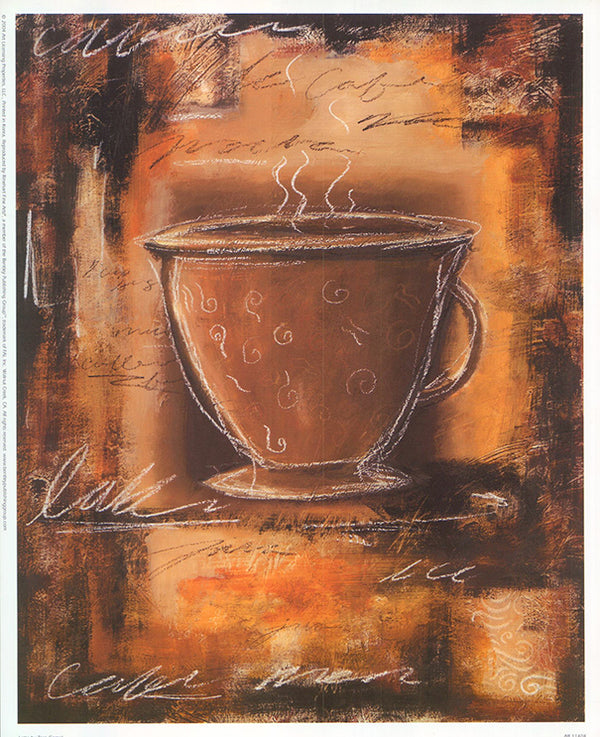 Latte by Tara Gamel - 9 X 11 Inches (Offset Lithograph)