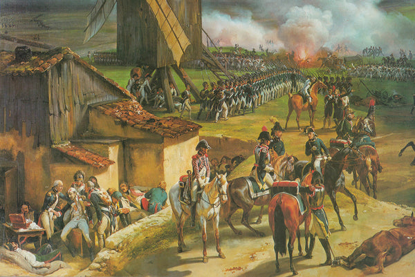La Bataille de Valmy by Jean Baptiste Mauzaisse - 11 X 16 Inches (Art Print)