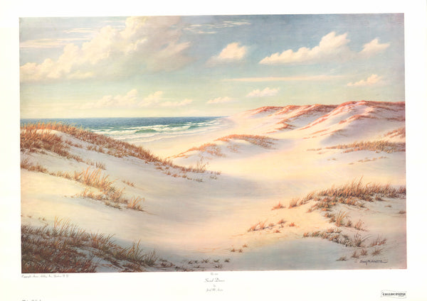 Sand Dunes, 1945 by Josef M. Arentz - 27 X 37 Inches (Art Print)