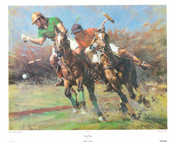 Tough Play by William R. Petty - 26 X 32 Inches (Art Print)