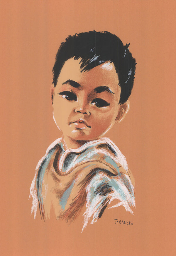Korean Boy by Dorothy Francis - 16 X 23 Inches (Art Print)